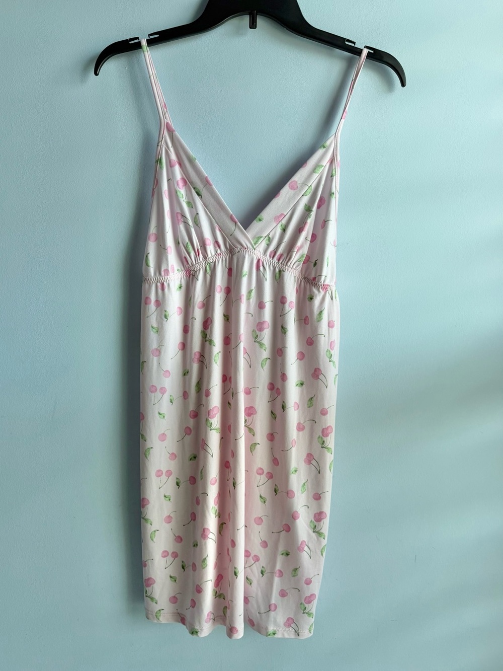 Flora by Flora Nikrooz Women’s Light Pink Cherry Pattern Sleep Cami Size Medium